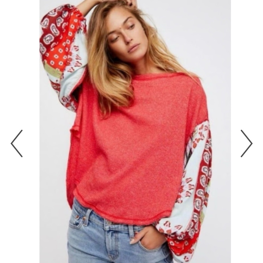 ❗️ We The Free Blossom Thermal Top Shirt Free People M
